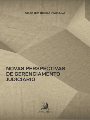cover image of Novas perspectivas de gerenciamento judiciário